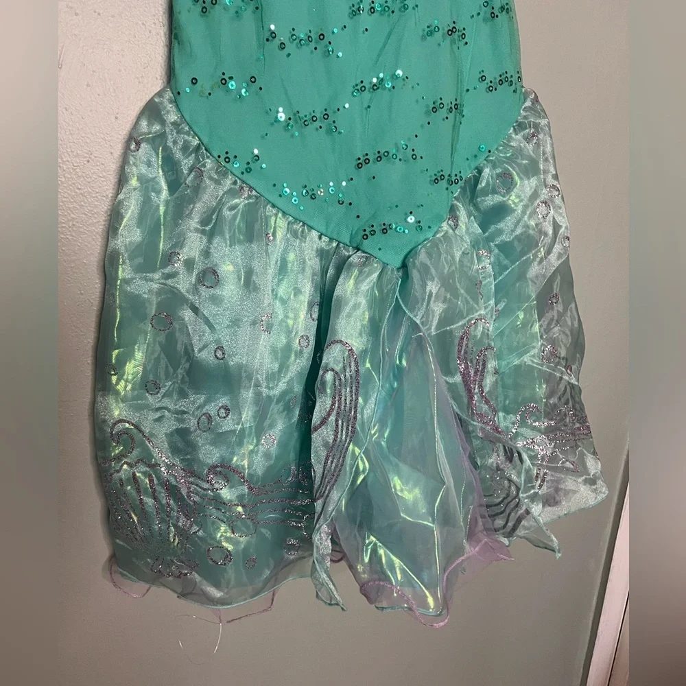 Disney Princess ARIEL The Little‎ Mermaid Girls Sequin Glitter Costume